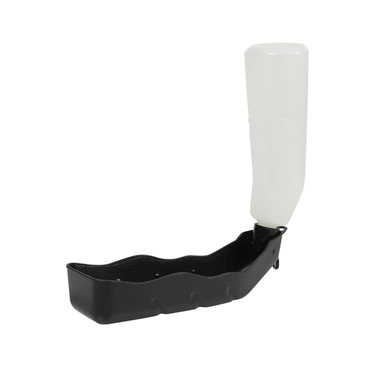 Water bottle with bowl