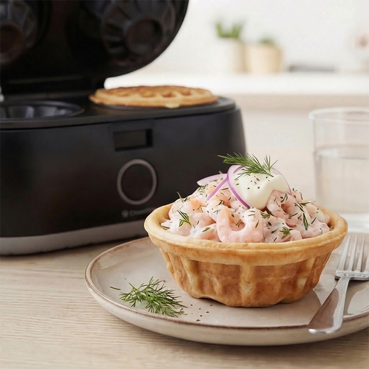 Double waffle iron