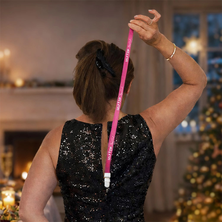 Self zip - for when you can't reach the zipper on your back 