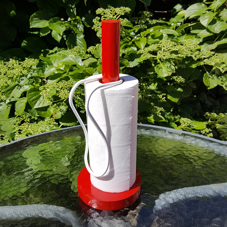 Paper towel wind stopper