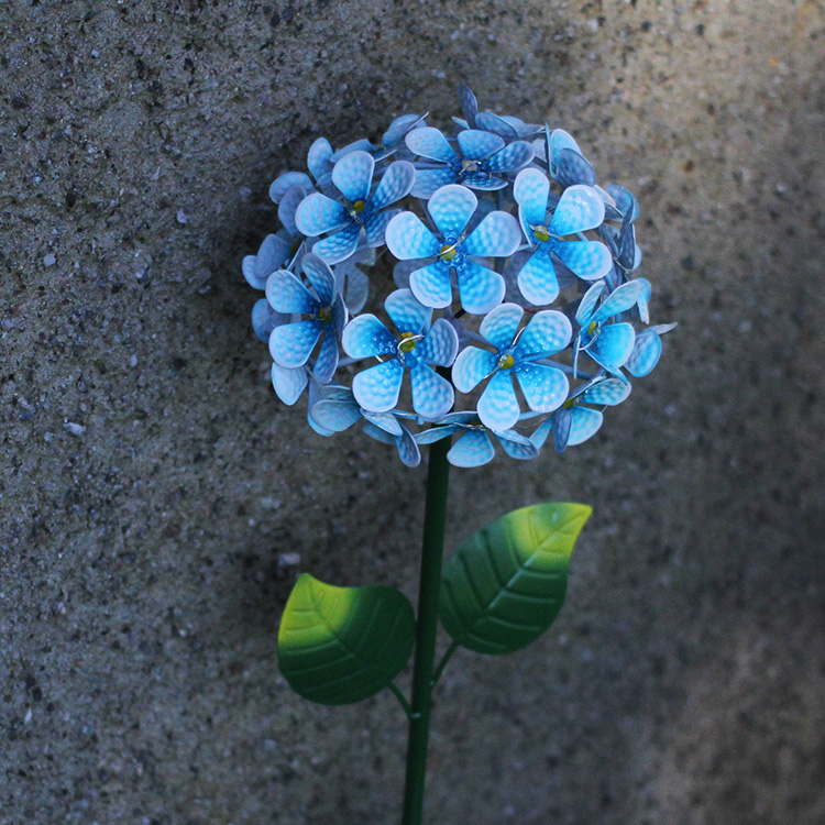 Solar Cell Flower on a Stick, Hydrangea