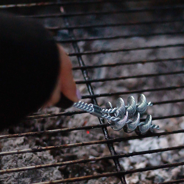Small Stainless Steel Barbecue Brush