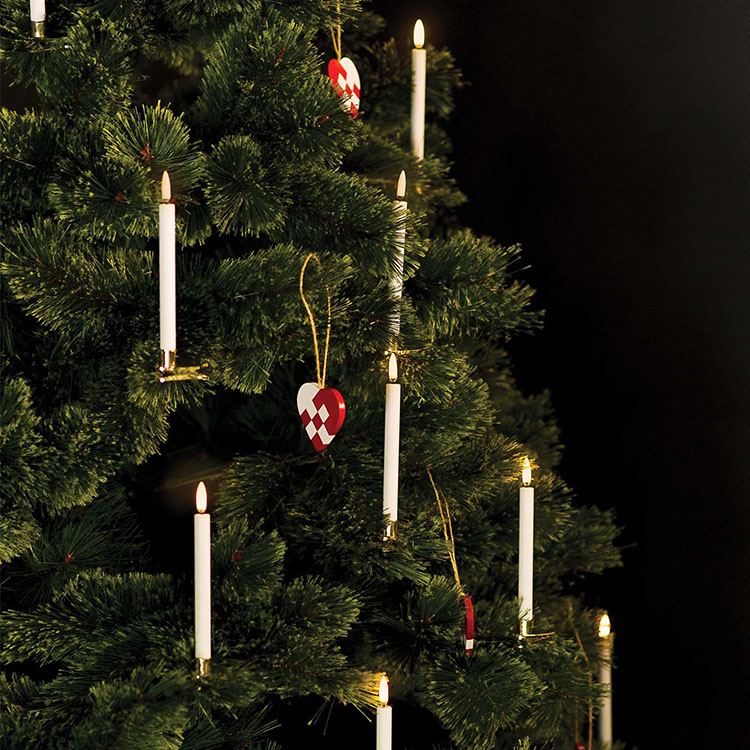Premium LED christmas tree candles 2-pack