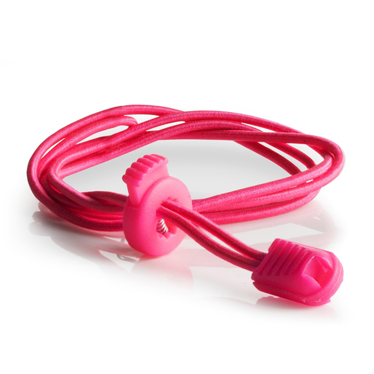 Elastic shoelace with shoelace clip