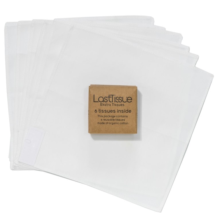 Extra handkerchiefs and napkins in cotton