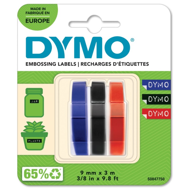 Embossing tape for label printer