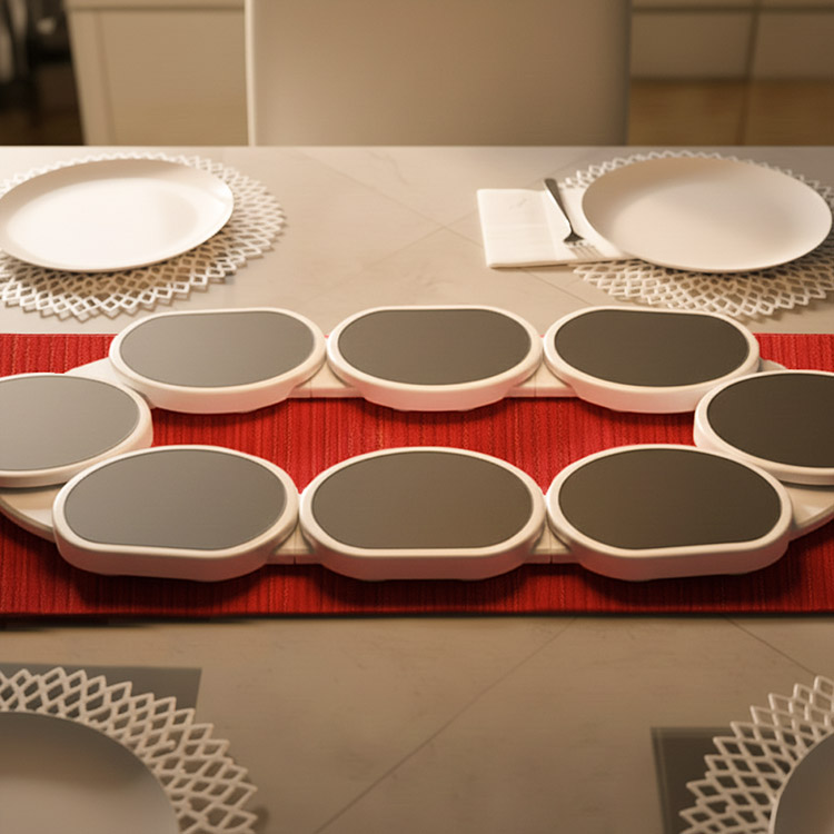 Rotating serving belt