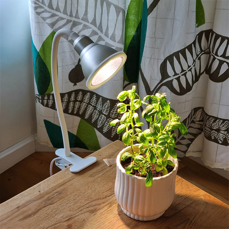 Plant light with clamp 12W