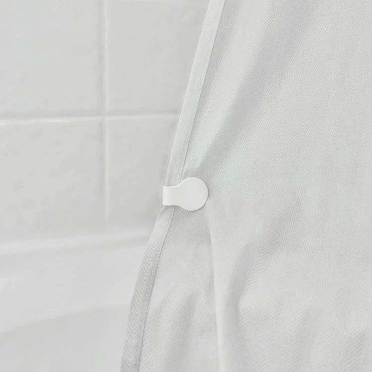 Magnetic shower curtain holder 4-pack