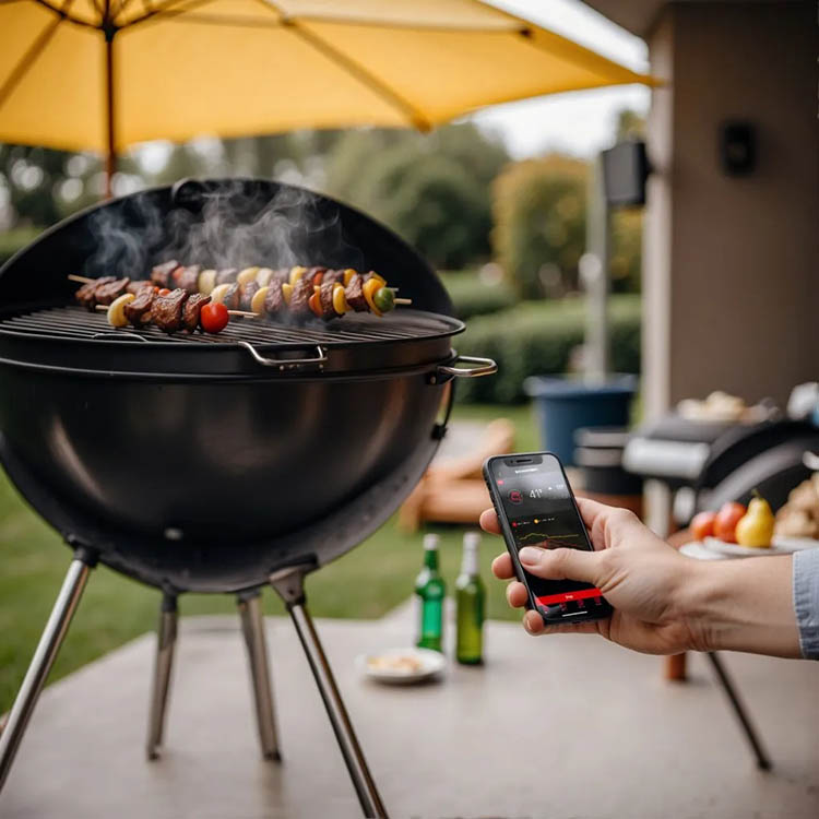 Grill thermometer wireless, HerQs