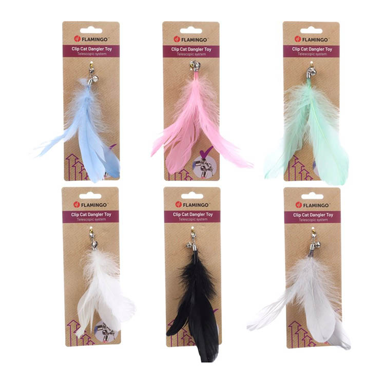 Feather for cat rod
