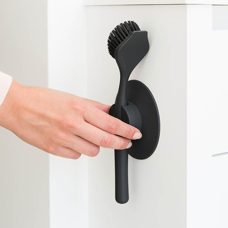 Dish brush with suction cup holder, Brabantia