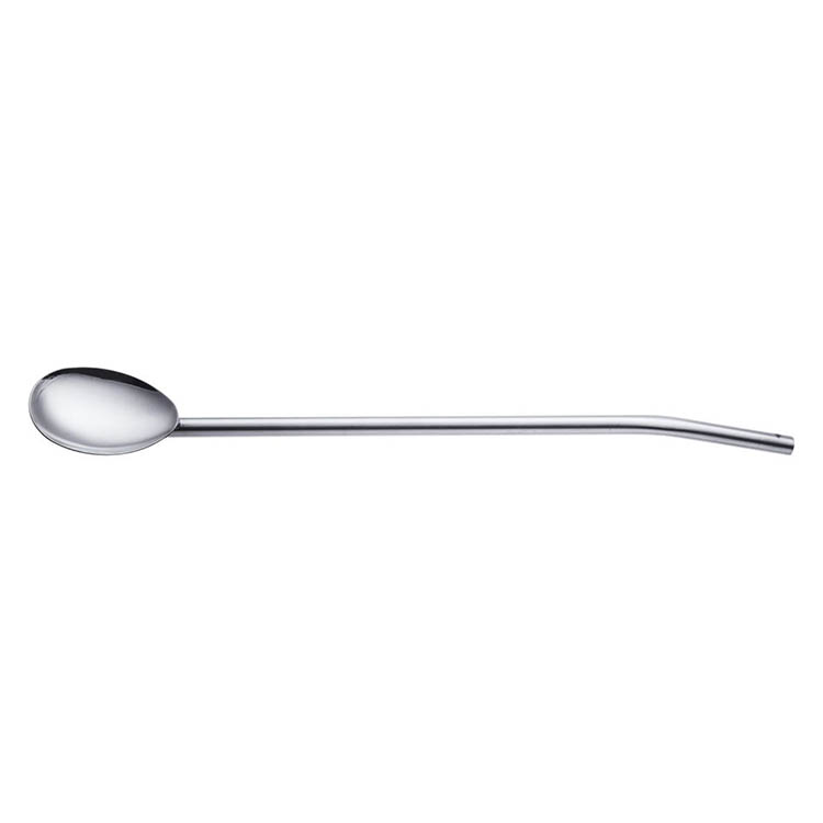 Straws with spoon 4-pack