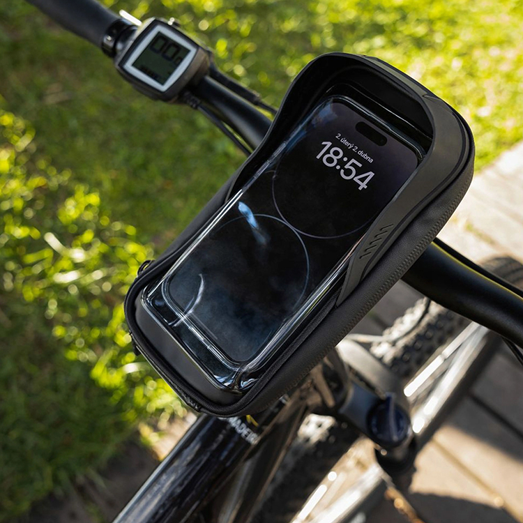 Mobile phone case for the handlebar