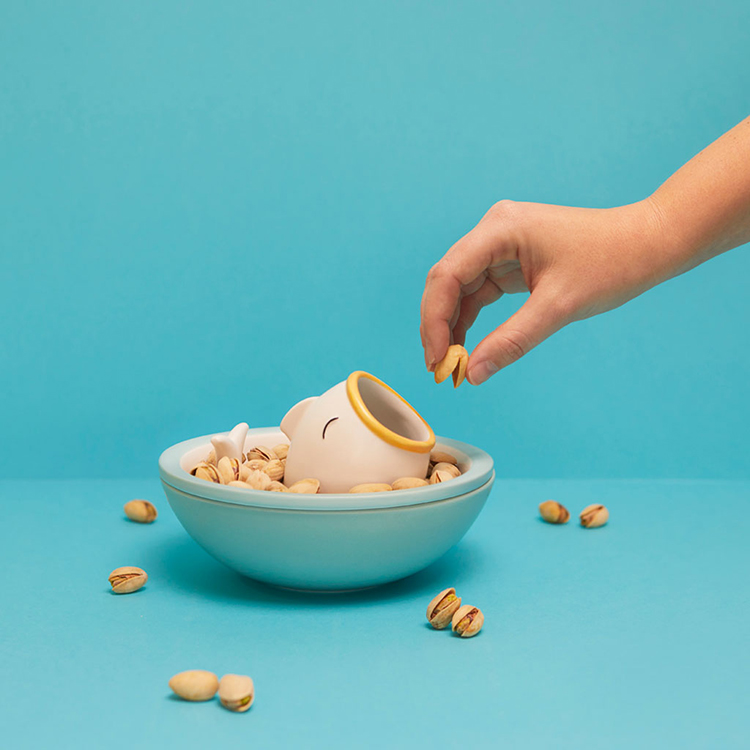 Ceramic snack bowl