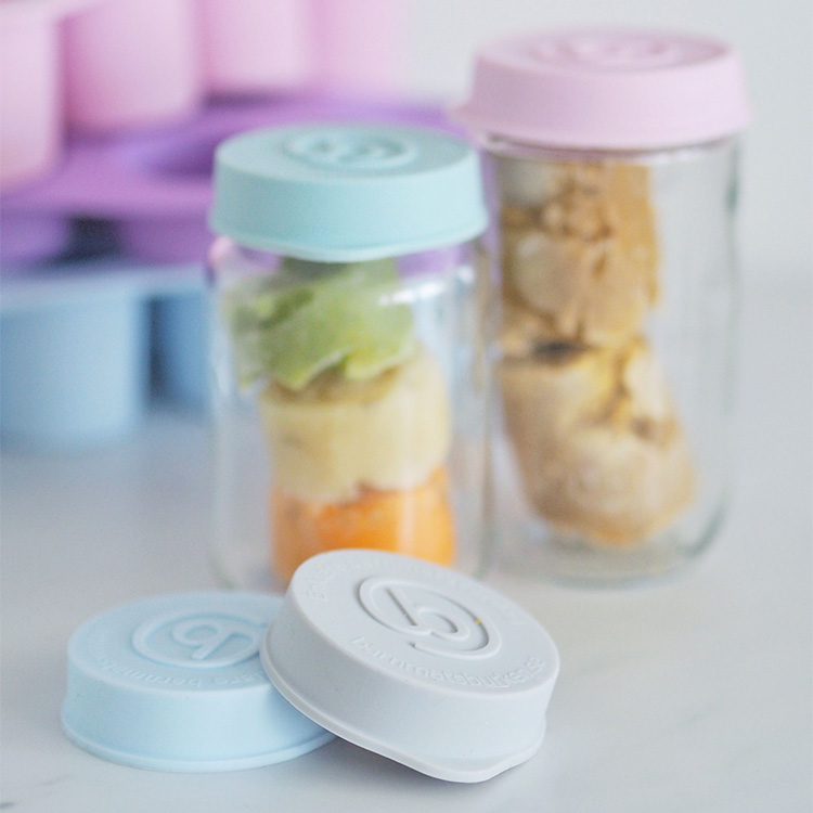 Lid for Baby Food Jars, 4-pack