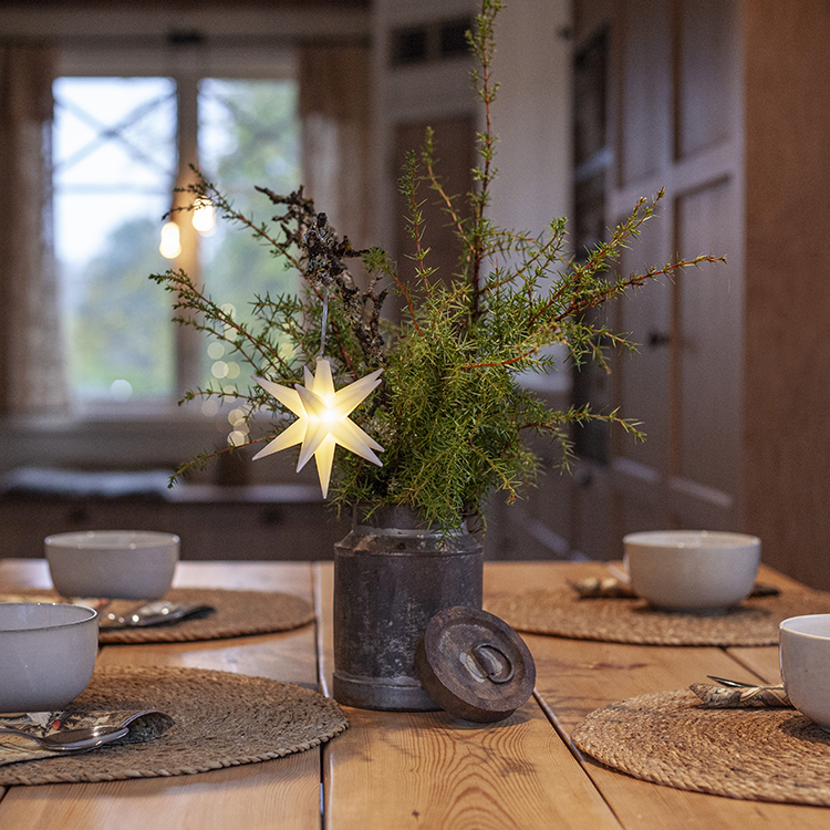 Battery-powered mini 3D star