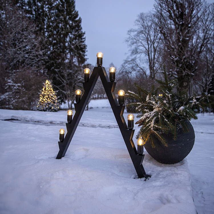 Large Advent candle holder for outdoor use