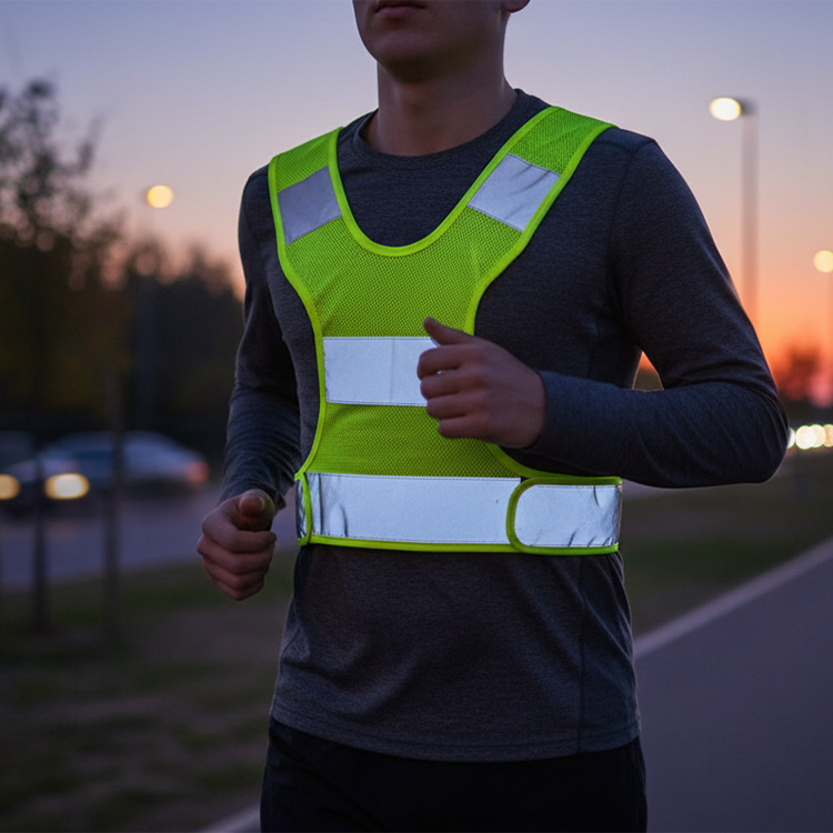 Reflective vest for running