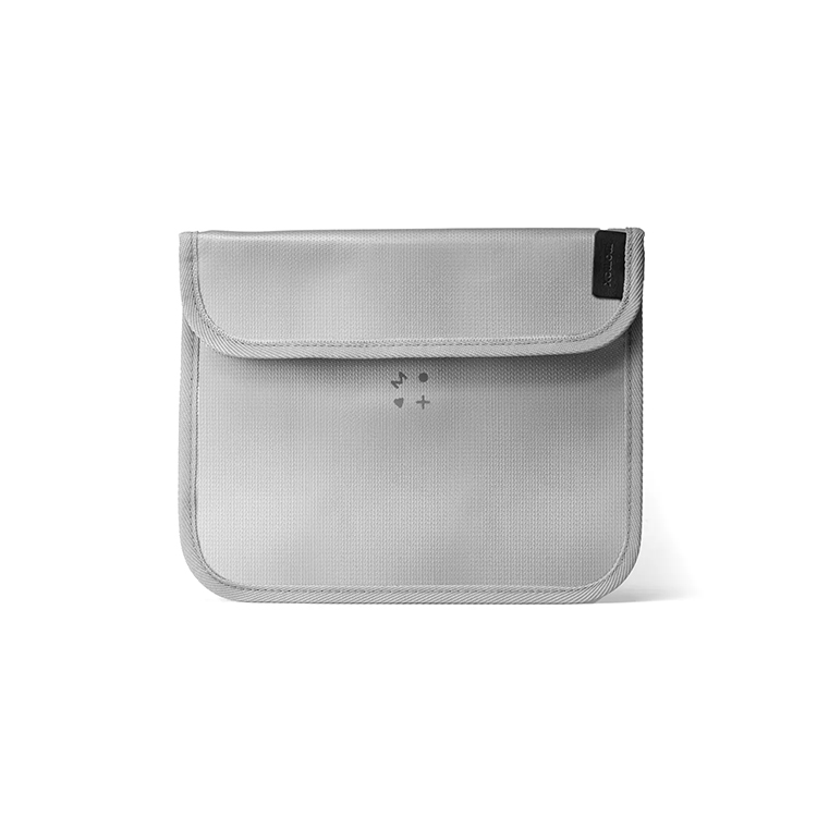 Flame-retardant storage pocket