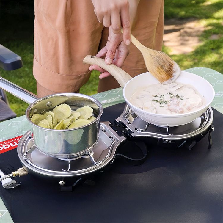 Portable gas stove, NomadiQ