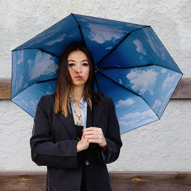 Umbrella with photo motif