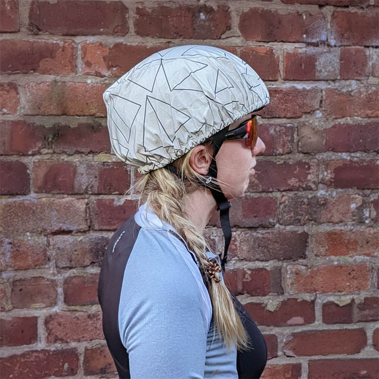 Reflective helmet cover 2-pack