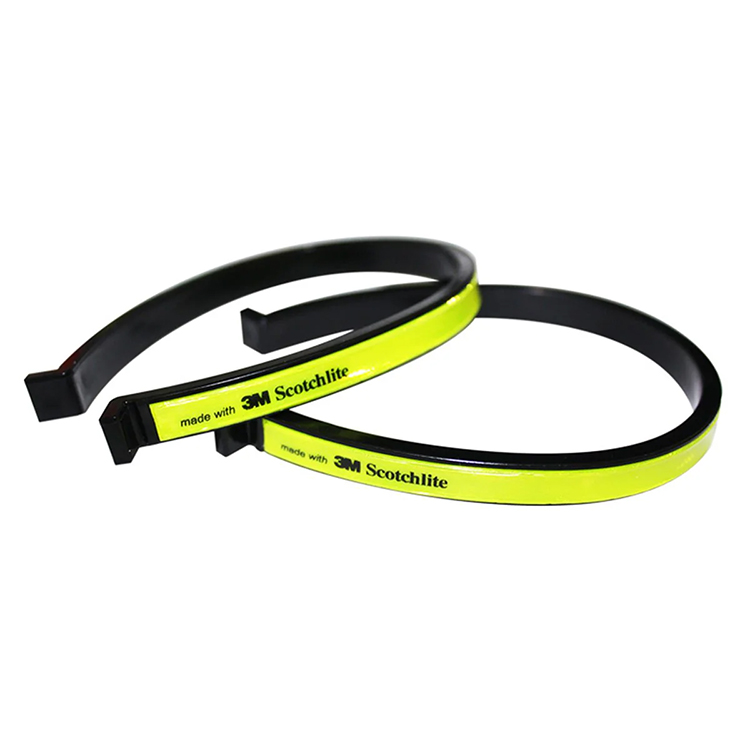 Reflective bicycle trouser clips 2-pack