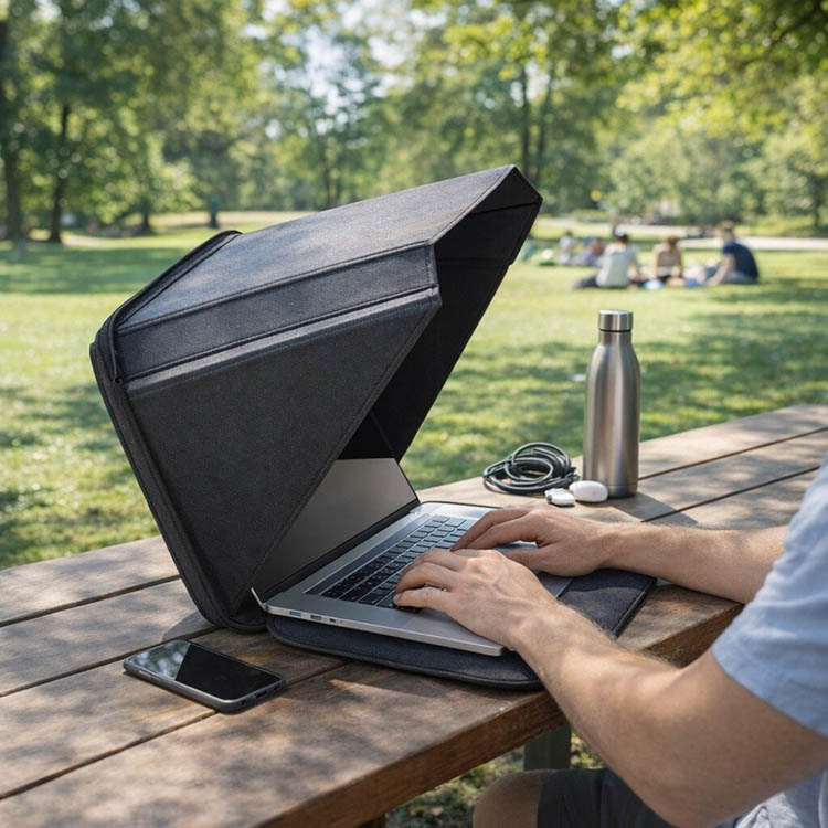 Sunshade and laptop sleeve