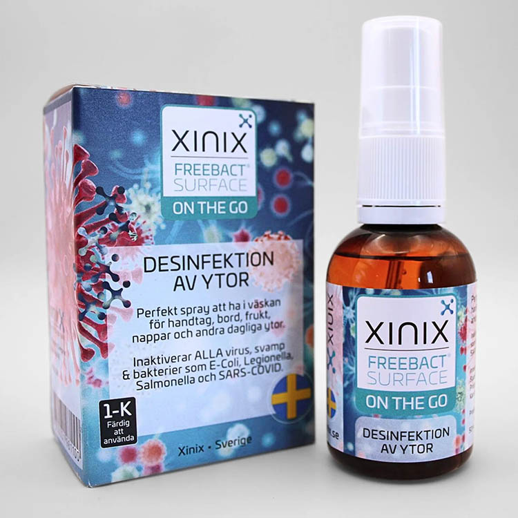 Surface disinfection, Xinix FreeBact Surface