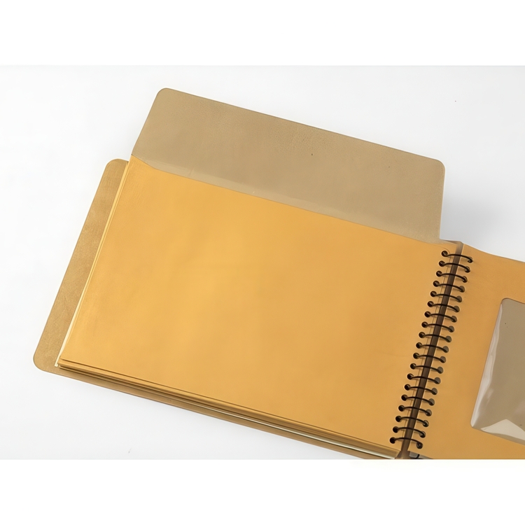 Album, Envelopes with Windows, SPIRAL RING B6, 12 pages, Traveler's Company, Natur