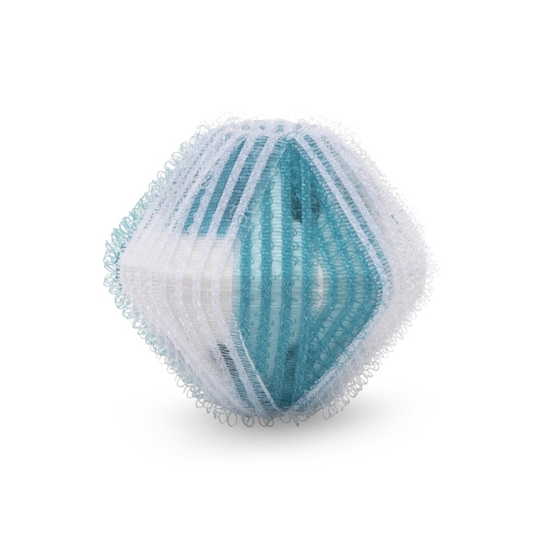 Anti Lint Balls for Washing machines, Set of 6, SFERE LEVA PELUCCHI, Ø 5,5 cm, Blue