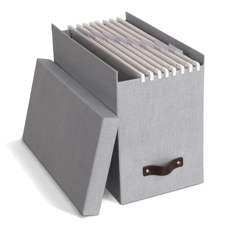 Archive box, BIGSO JOHAN CANVAS, 35 x 18,5 x H 27 cm