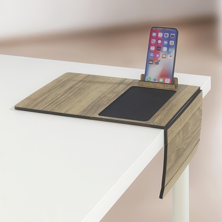Sofa organiser in wood, SOFA TRAY, Brown