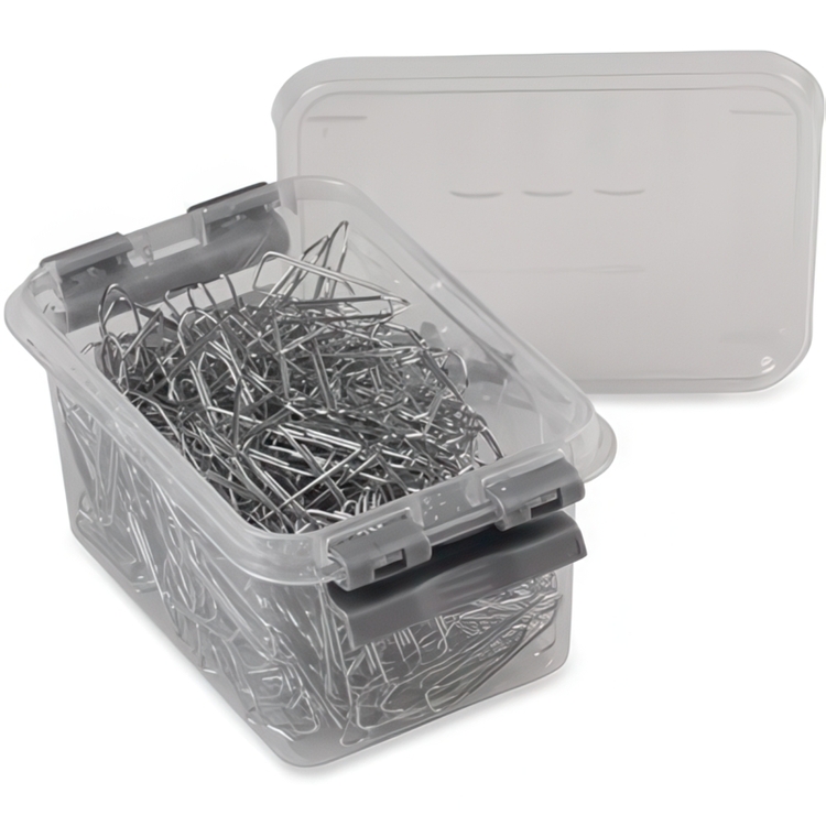 Box, XS, 0,4L, Q-LINE MINI BOX, 12 x 7,7 x H 6,2 cm, Clear / Silver Grey