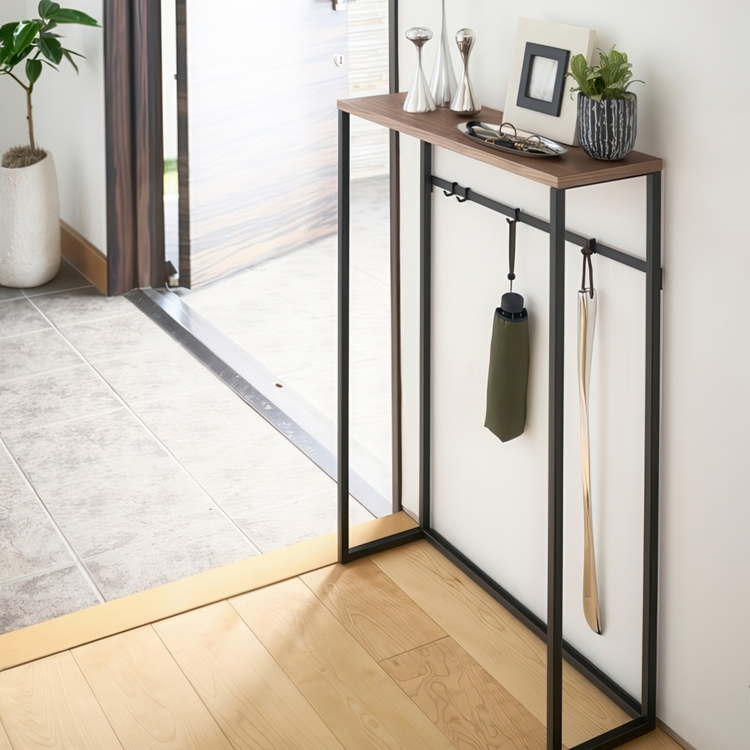 Slim Shelf, TOWER CONSOLE TABLE, 60 x 18,5 x H 80,5 cm, Yamazaki