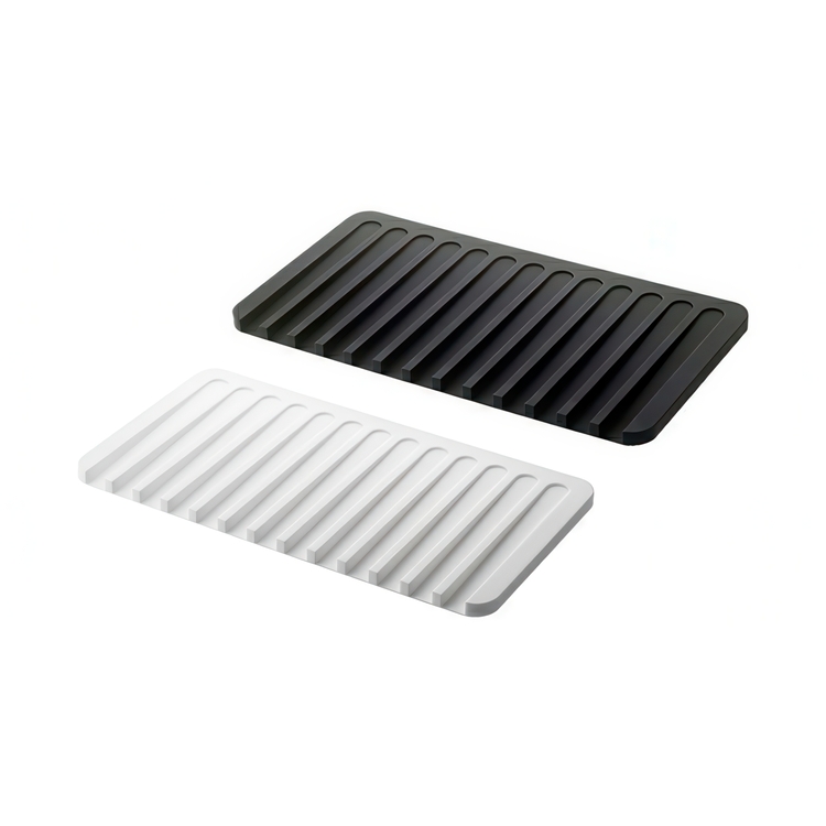 Drain tray, Silikon, FLOW, 38 x 20 cm, Yamazaki