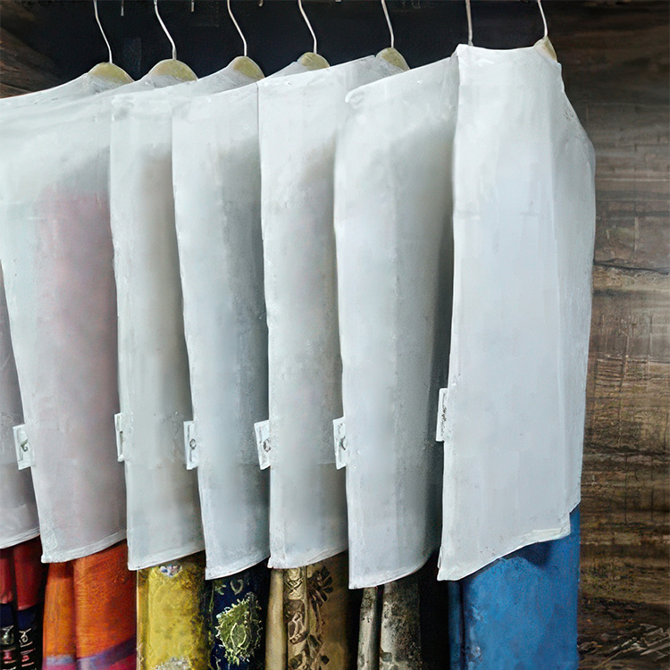 Shoulder Covers, NARROW PURE COTTON , 47 x H 47 cm, Offwhite