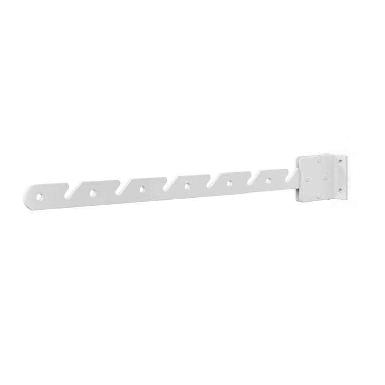 Balcony hanger in steel, HABO, 42 cm, White