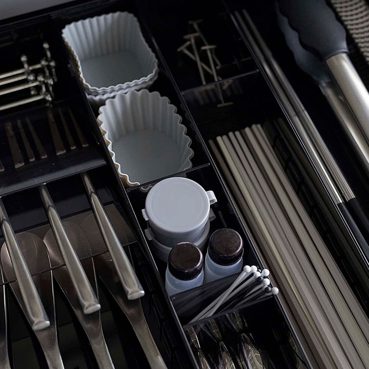 Cutlery ant Utensil Tray, Expanding, TOWER DIAGONALY STACKING, Yamazaki