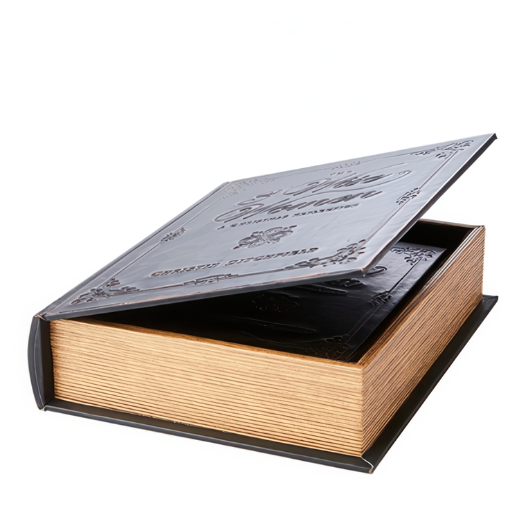 Secret Storage Book, WISE WOMEN, SMALL, 20 x 15 x H4, Dark brown