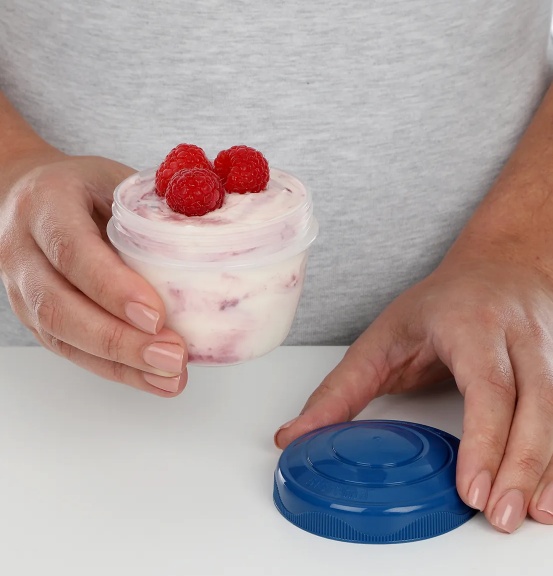 Snack Container, 150 cl, YOGHURT TO GO, Ø 7,4 cm x H 7 cm