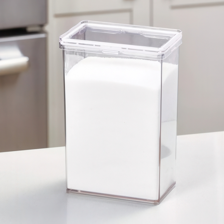 Container for Dry Food, 2,3 L, THE HOME EDIT LARGE CANISTER, 10,2 x 15,2 x H 23,2 cm, Transparent