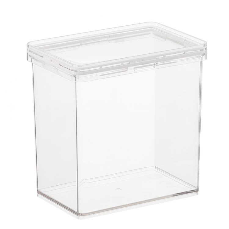 Container for Dry Food, 1,4 L, THE HOME EDIT MEDIUM CANISTER, 10,2 x 15,2 x H 15,6 cm, Transparent