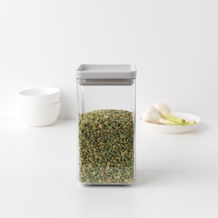 Canister, 1,6 L, TASTY+ SQUARE MEDIUM, Brabantia