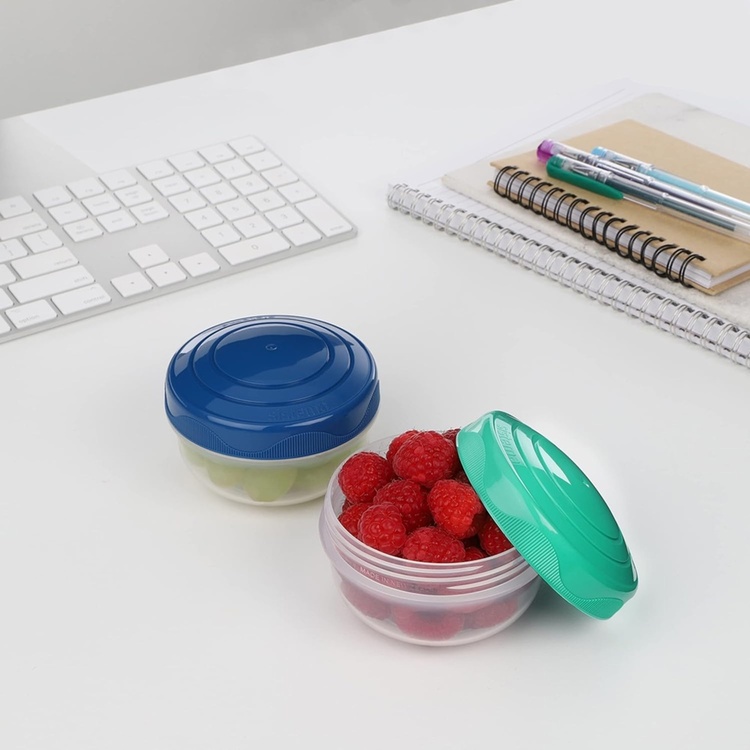 Containers for snack, 210 ml, Set of 2, SISTEMA PORTIONPOD