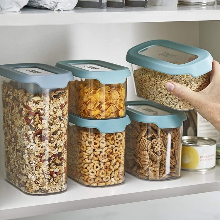 Container Set, 5-piece, CUPBOARD-STORE, Joseph Joseph, Clear / Blue