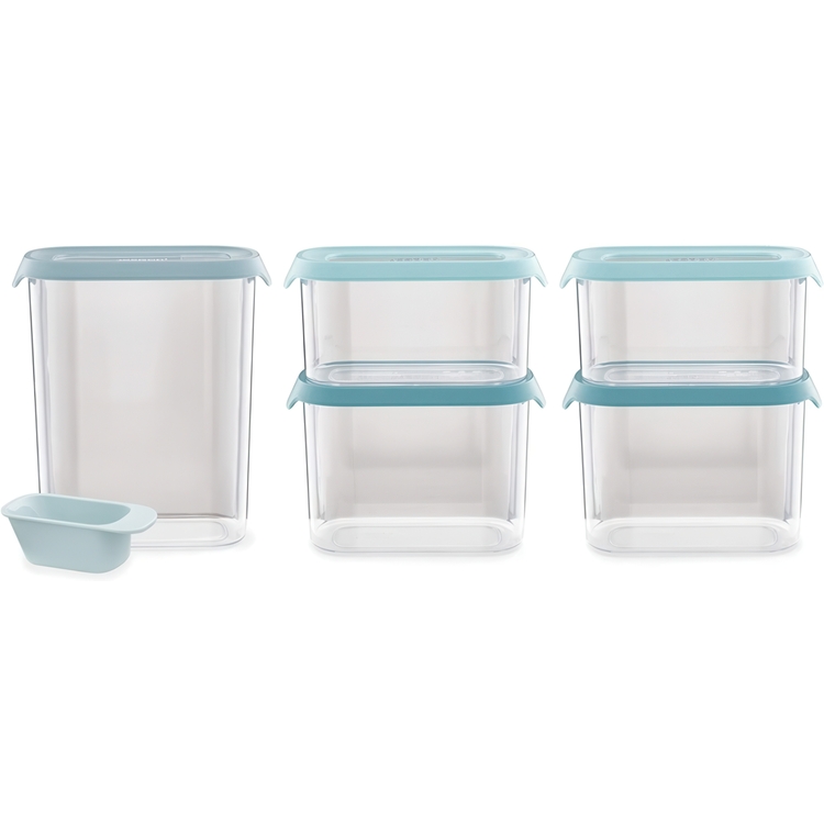 Container Set, 5-piece, CUPBOARD-STORE, Joseph Joseph, Clear / Blue