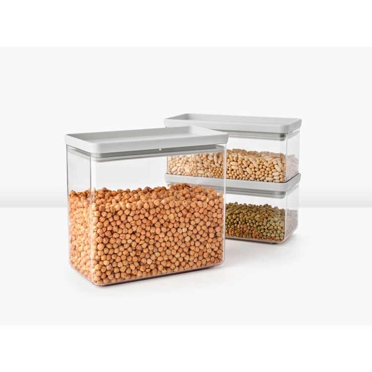 Canisters, set of 3, TASTY+ RECTANGULAR, Brabantia