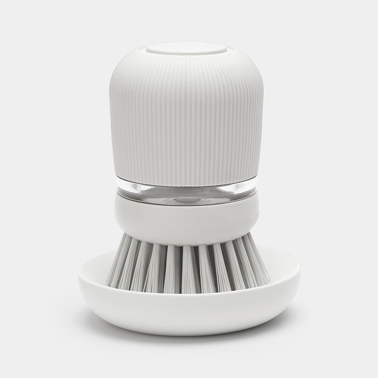 Scrub dish brush with dispenser, SOAP DISPENSING, Brabanta
